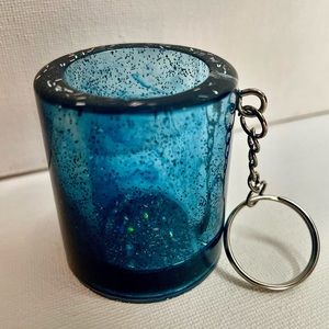 Shot glass keychain